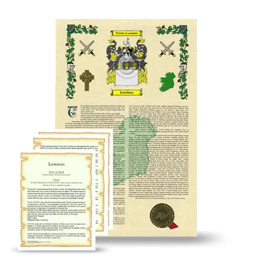 Lovelass Armorial History and Symbolism package