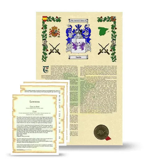 Lucío Armorial History and Symbolism package