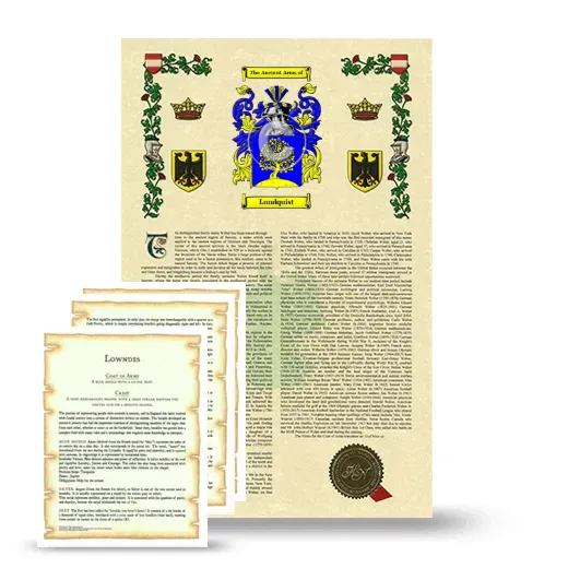 Lundquist Armorial History and Symbolism package