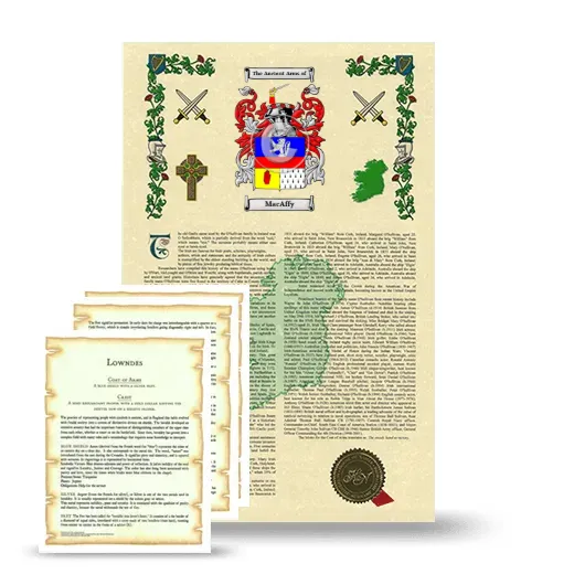 MacAffy Armorial History and Symbolism package