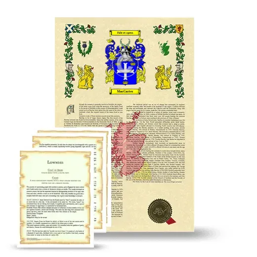 MacCarter Armorial History and Symbolism package