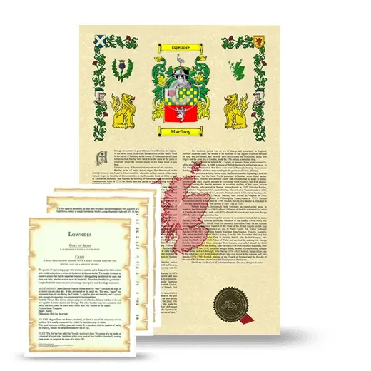 MacIlroy Armorial History and Symbolism package