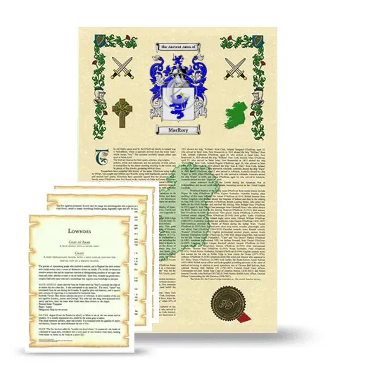 MacRory Armorial History and Symbolism package