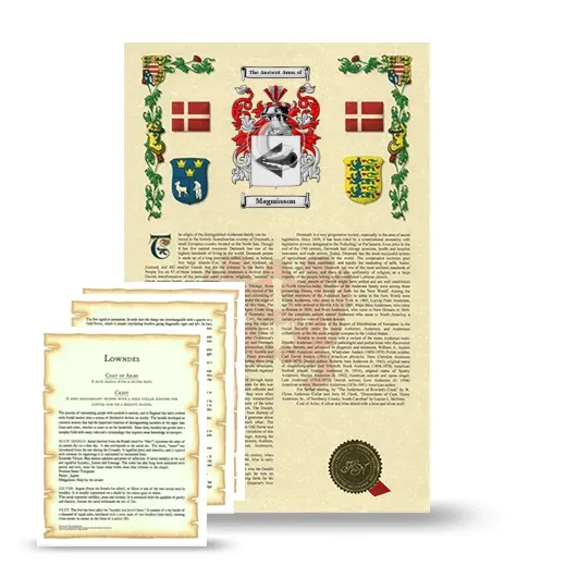 Magnússon Armorial History and Symbolism package