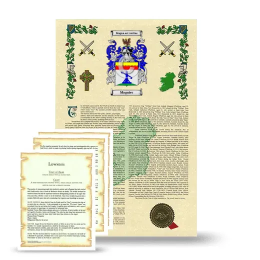 Magnier Armorial History and Symbolism package