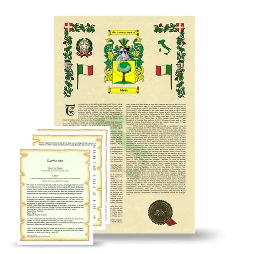Maio Armorial History and Symbolism package