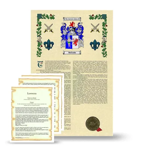 Malouin Armorial History and Symbolism package