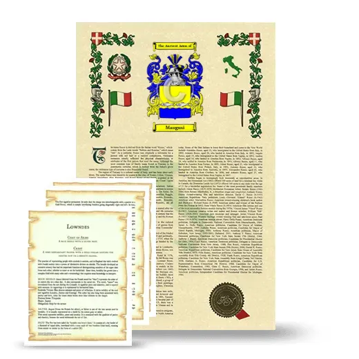 Mangusi Armorial History and Symbolism package