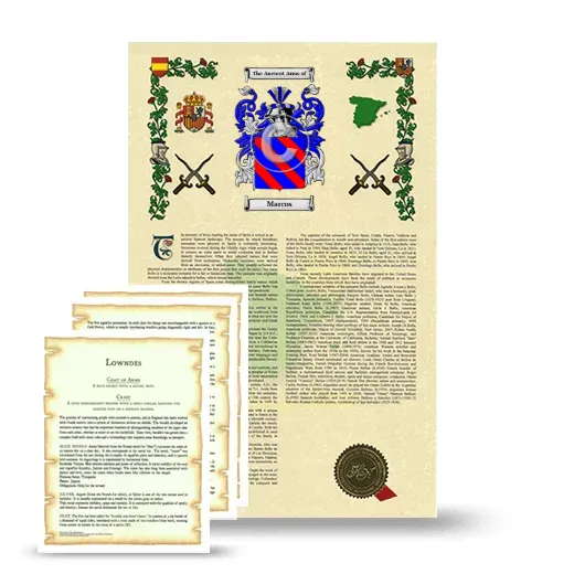 Marcos Armorial History and Symbolism package