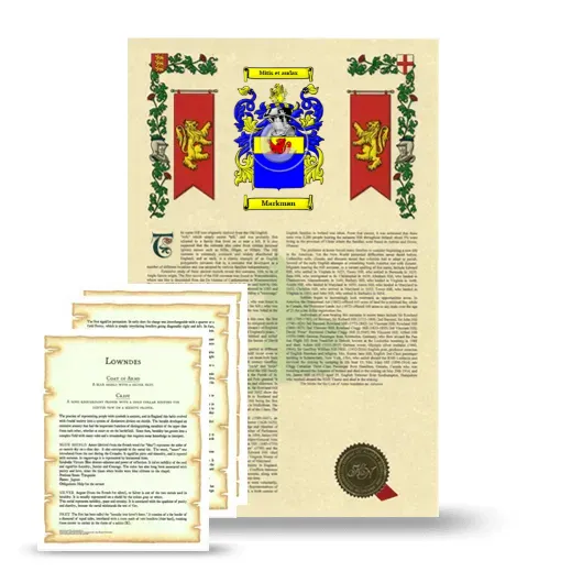 Markman Armorial History and Symbolism package