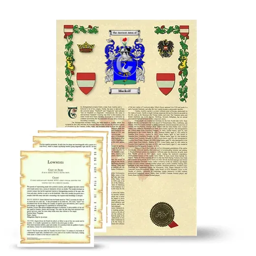 Markolf Armorial History and Symbolism package