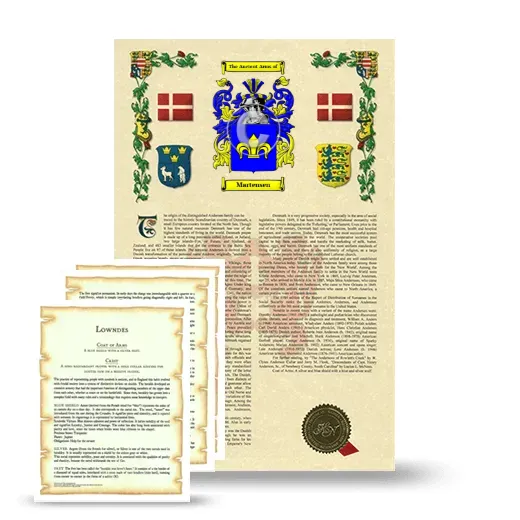Martensen Armorial History and Symbolism package