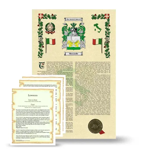 Massardo Armorial History and Symbolism package