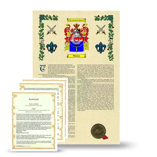 Massey Armorial History and Symbolism package