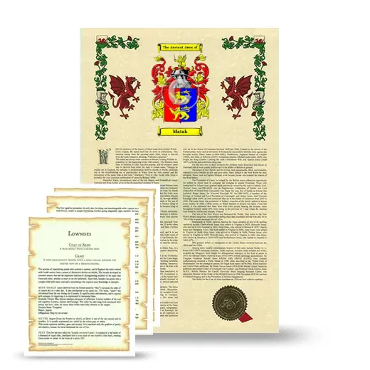 Matak Armorial History and Symbolism package
