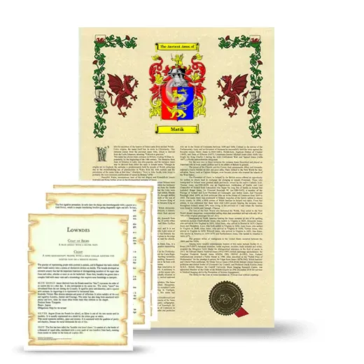 Matik Armorial History and Symbolism package