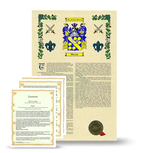 Maunay Armorial History and Symbolism package