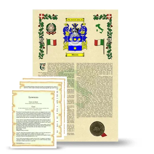 Mauris Armorial History and Symbolism package