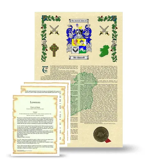Mc-donnell Armorial History and Symbolism package