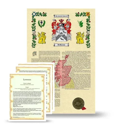 McBarron Armorial History and Symbolism package
