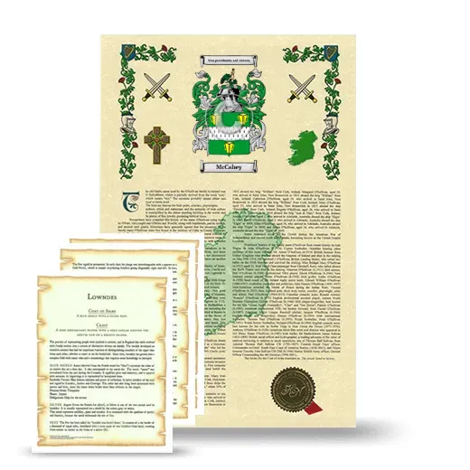 McCahey Armorial History and Symbolism package