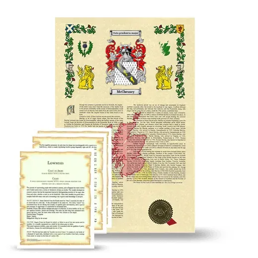 McChesney Armorial History and Symbolism package