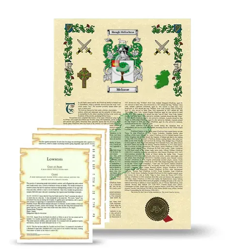 McInroe Armorial History and Symbolism package