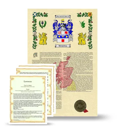 McLatchey Armorial History and Symbolism package