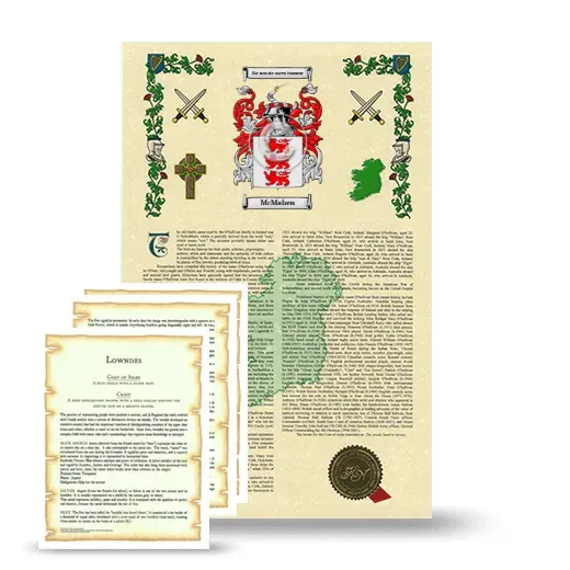 McMahen Armorial History and Symbolism package