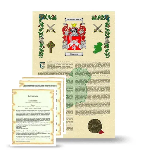 Meagen Armorial History and Symbolism package