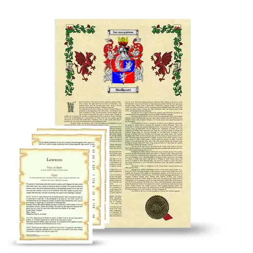 Medlycott Armorial History and Symbolism package