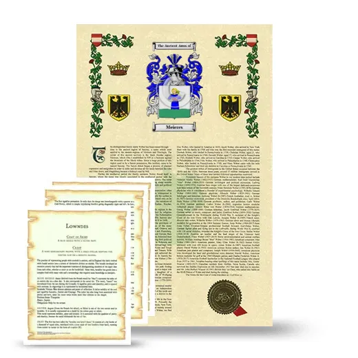 Meieres Armorial History and Symbolism package
