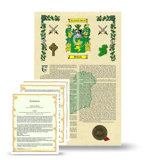 Meleady Armorial History and Symbolism package