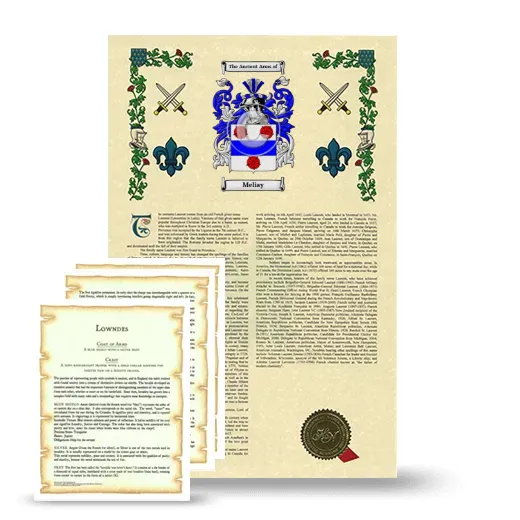 Meliay Armorial History and Symbolism package