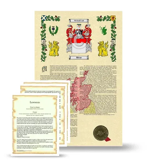 Mene Armorial History and Symbolism package