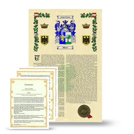 Mieres Armorial History and Symbolism package
