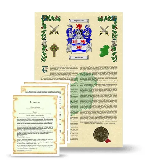 Milliken Armorial History and Symbolism package