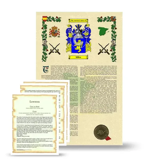 Milos Armorial History and Symbolism package