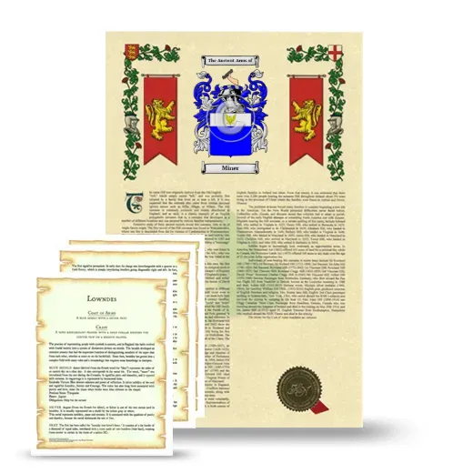 Miner Armorial History and Symbolism package