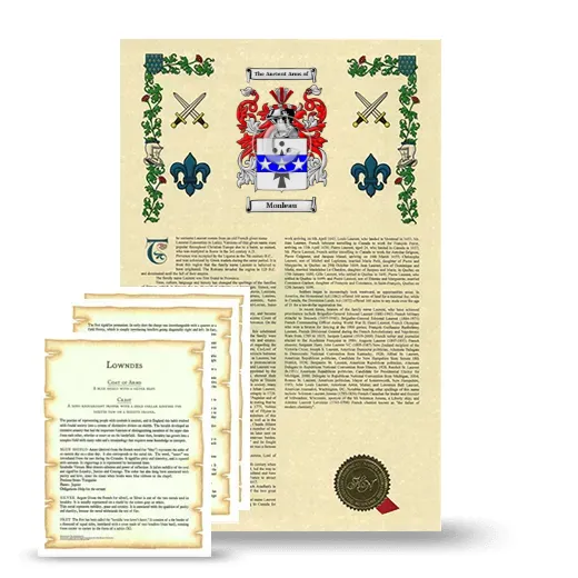 Monleau Armorial History and Symbolism package