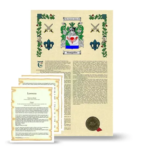 Montgolfier Armorial History and Symbolism package
