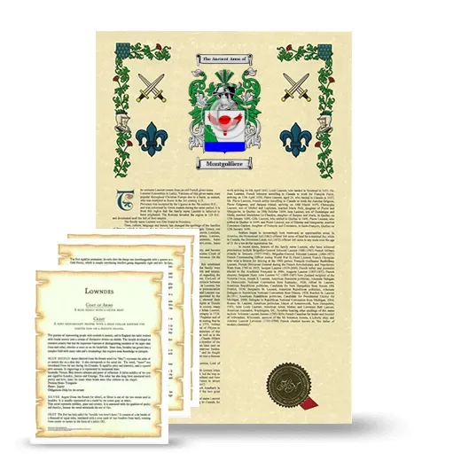 Montgolfiere Armorial History and Symbolism package