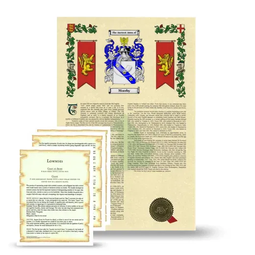 Moreby Armorial History and Symbolism package
