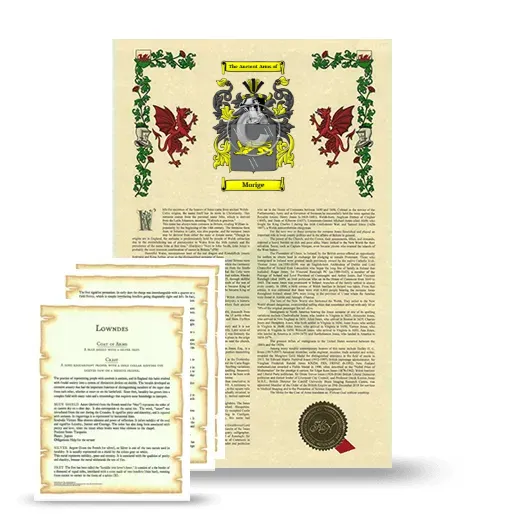 Morige Armorial History and Symbolism package