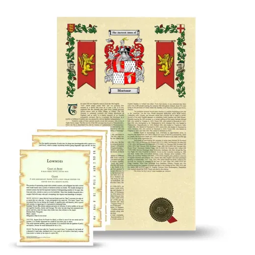 Mortone Armorial History and Symbolism package