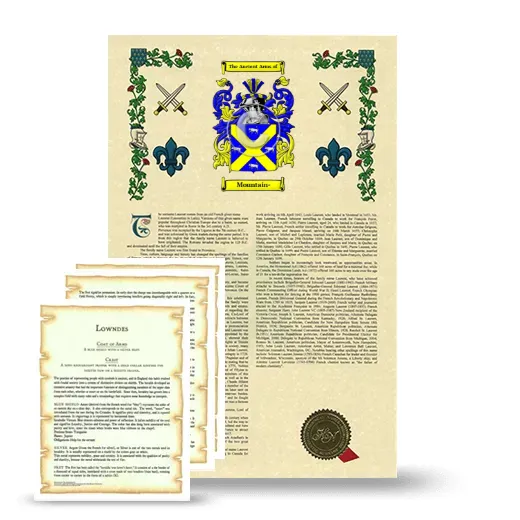 Mountain- Armorial History and Symbolism package