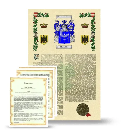 Mutschler Armorial History and Symbolism package
