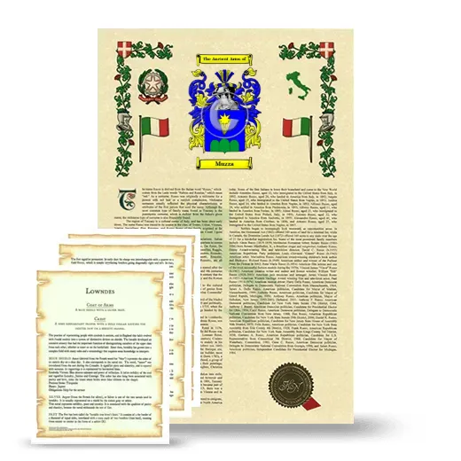 Muzza Armorial History and Symbolism package