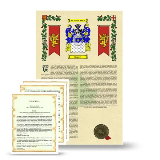 Naguet Armorial History and Symbolism package