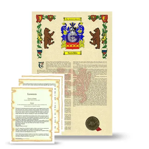 Narischkin Armorial History and Symbolism package